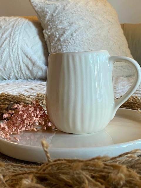 Taza de cerámica con tramado Aconcagua