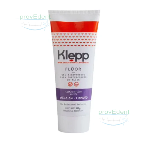 Flúor Gel PH 3,6 (220g) TUTTI FRUTI - KLEPP -