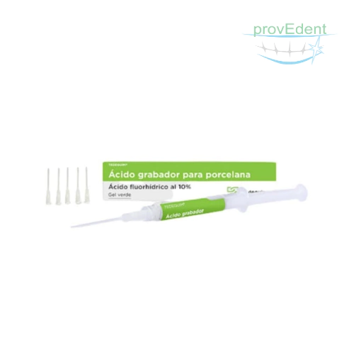 acido fluorhídrico para porcelana al 10% gel (1 jeringa 2ml) - TEDEQUIM