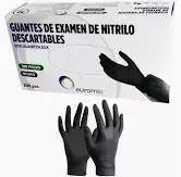 Guantes nitrilo negro 10 cajones (x1000) - talle a elección
