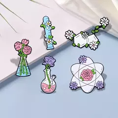 Pin quimica flores microbiologia ingenieria