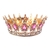 Corona oro con rosa - comprar en línea