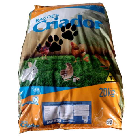 Ração Primor para codornas MP832 20 kg
