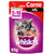 Ração Úmida Sachê whiskas para gatos adultos 85 g Carne Jelly