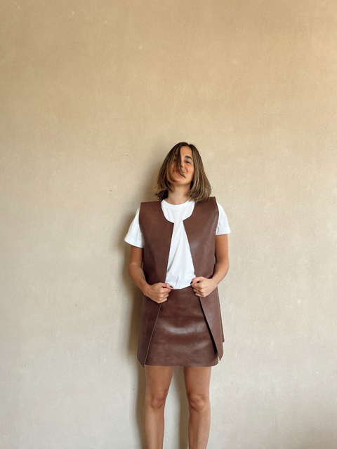 Falda Tribu - Chocolate