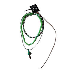 Collar Mostacillas Verde