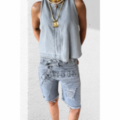 Bermuda Cruzada Gris - comprar online