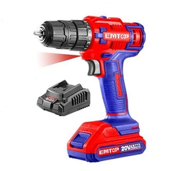 Taladro Inalámbrico 20v Bateria + Cargador Emtop Ecdl620011