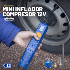 Compresor inflador a bateria Wadfow Wln1512 12v en internet