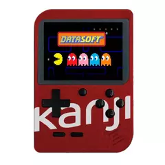 CONSOLA KANJI KJ-POCKET AV TV CABLE USB MAS DE 400 JUEGOS ROJA