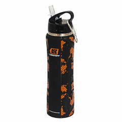 Botella Termica 750ml Camuflada Acero Inox Con Gancho Lusqtoff