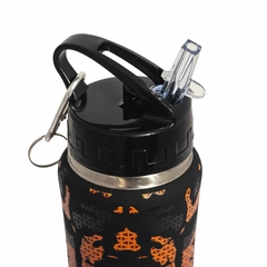 Botella Termica 750ml Camuflada Acero Inox Con Gancho Lusqtoff - comprar online
