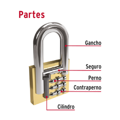 Mini Candado De Hierro 20mm Corto Hermex 22526 en internet