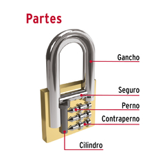 Candado De Hierro 30mm Corto Hermex 23522 en internet