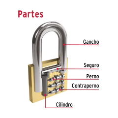Mini Candado De Hierro 40mm Corto Hermex 23518 en internet