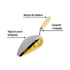 Cuchara De Albañil Soldada 9 Pulgada Acero Pretul 21059 - comprar online