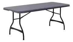 Mesa Plegable Camping 1.80 Metros Garantía 2 Años Lifetime