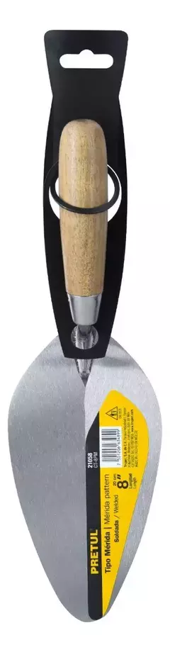 Cuchara De Albañil Soldada 8 Pulgada Acero Pretul 21058 - comprar online