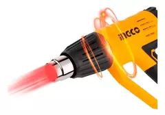 Pistola De Calor 2000w Hg200078 Ingco Con Accesorios Color Amarillo - comprar online