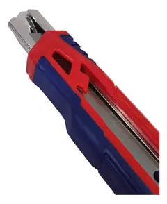 Cutter Plastico Con Grip Guia Metalica 18mm Trincheta Emtop ESNK18102