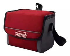 Conservadora Flexible Bolso 9 Latas Bordo Y Gris Coleman