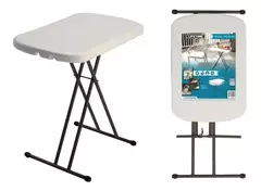 Mesa Auxiliar Plegable De Apoyo 66x45cm Gtia 2 Años Lifetime