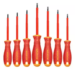 Set X7 Destornilladores Aislados 1000v Dielec Wadfow Wss7407