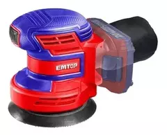 Lijadora Roto Orbital A Bateria 20v 125mm Emtop Elps201250
