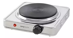 Anafe Electrica 1 Hornalla Kanjihome Silver Kjh-hp1000std