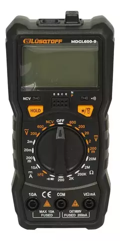 Multimetro Tester Digital 600v Lusqtoff Mdgl600-9 - comprar online