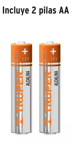 Linterna Plástico 80lm Led 85mts Truper 13018 + Pilas Aa - tienda online