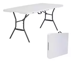 Mesa Plegable Camping 1.80 Metros Garantía 2 Años Lifetime