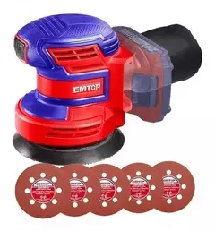 Lijadora Roto Orbital A Bateria 20v 125mm Emtop Elps201250 - comprar online