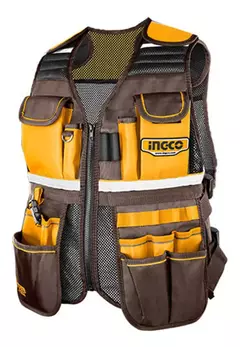 Chaleco Coleto Porta Herramientas Industrial Ingco Htvt09028 en internet