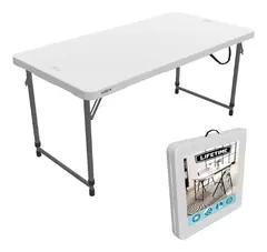 Mesa Plegable Camping 1.20 Metros Garantía 2 Años Lifetime - comprar online