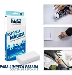 Pack x3 Esponja Mágica Quitamanchas Tekbond - comprar online