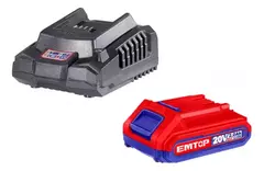 Cargador + Bateria 20v 2.0ah Power Emtop - comprar online