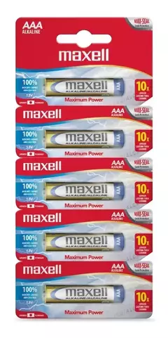Maxell Pilas Aaa Cilíndricas 5u 1.5v Línea Pilas