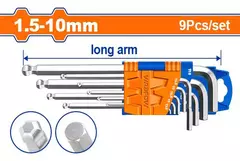 Llaves Allen Wadfow Whk2291 9 Pz 1.5-10mm Cr-v