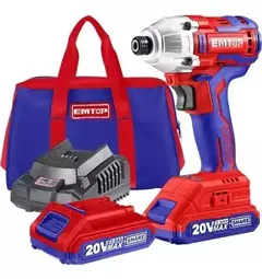 Atornillador Impacto 20v 1/4puLG 2100rpm Emtop Ecdlir20221