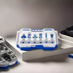 Set De 6 Fresas Wadfow Para Router Vástago 6mm Wrksr0106 - comprar online