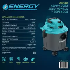 Aspiradora Energy Vc18/1/220 18l - INDUSGHAM