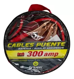 Juego Cables Arranque 300 2 metros Amperes Con Bolso Driven - comprar online