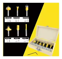 Kit Set Juego 6 Fresas Para Fresadora Barovo en internet