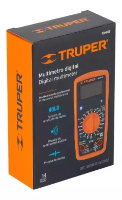 Imagen de Tester Digital Junior Miltimetro Truper 10401