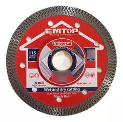 Disco Diamantado Emtop 115mm Porcelanato - comprar online