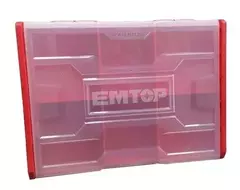 Caja Gavetero Organizador Apilable Trabas 340x250x60mm Emtop eptbv01