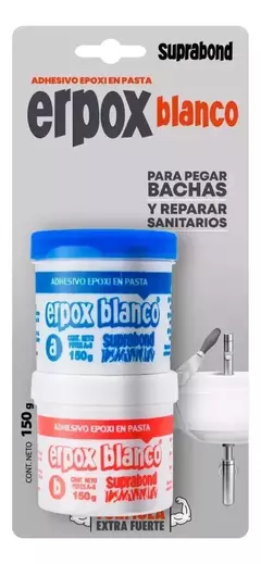 Adhesivo Epoxi Suprabond ERPOX Blanco 150g