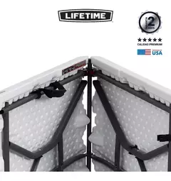 Mesa Plegable Camping 1.80 Metros Garantía 2 Años Lifetime - INDUSGHAM