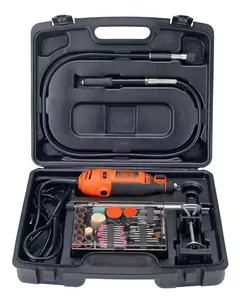 Mini Torno Minitorno + Tripa Flexible + Maletin Black+decker Rt18ka 120w 220v